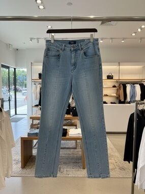 NWT Roberto Cavalli Class 5-Pocket Split Seamleg High Rise Jeans Size 29